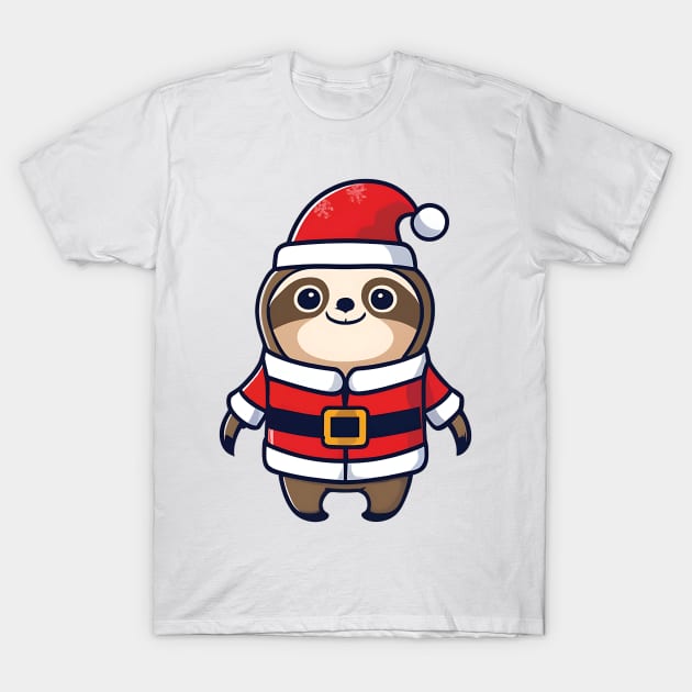 Sloth Christmas T-Shirt by NomiCrafts